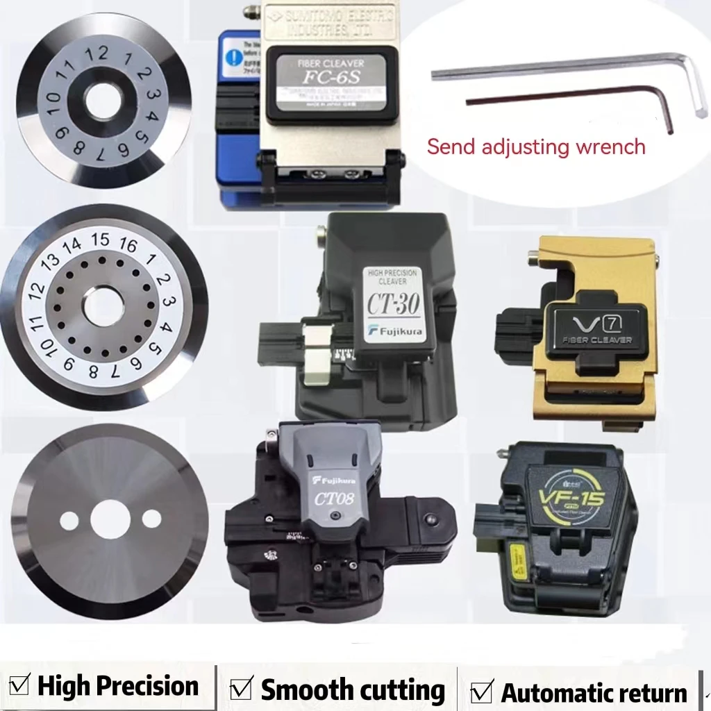 FTTH Tools Fiber Cleaver FC-6S C109 C108 MT08 MT20 SKL-6C for Sumitomo Metase Comway Multi-type Cutting Knife Fiber Optic Tools