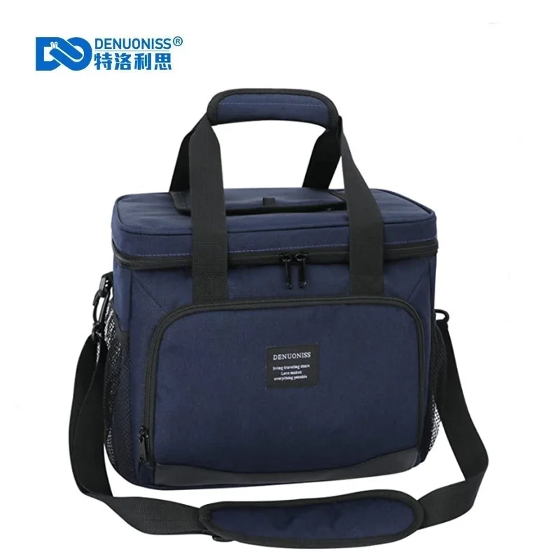 

12L/16L Insulated Thermal Cooler Lunch Box Bag For Work Picnic Bag Car Bolsa Refrigerator Portable Shoulder Bag