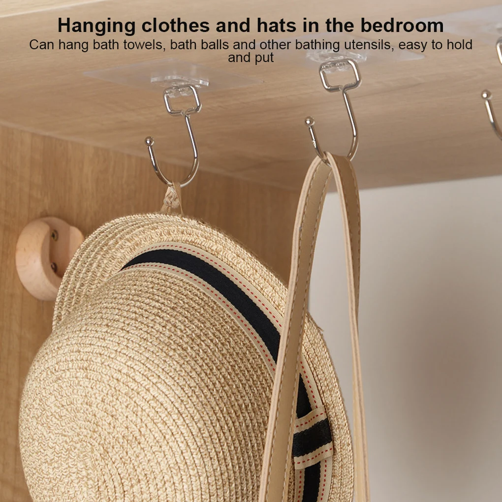 

Storage Hook Hanger Self Adhesive Adjustable Wall Rack Kitchen Strong Sticking Bathroom Punch-free Non-marking bathroom