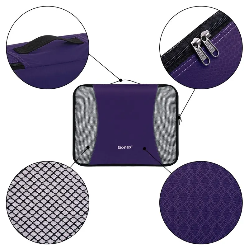 Packing Cubes 9 Sets(XL/L/M/S/ Bag) Luggage Travel Organizers