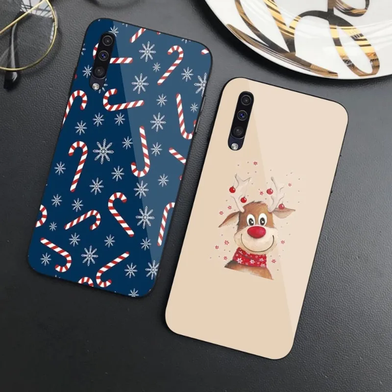 

Чехол для телефона с рождественским рисунком оленя для Samung A32 A51 A52 NOTE 10 20 S10 S20 S21 S22 Pro