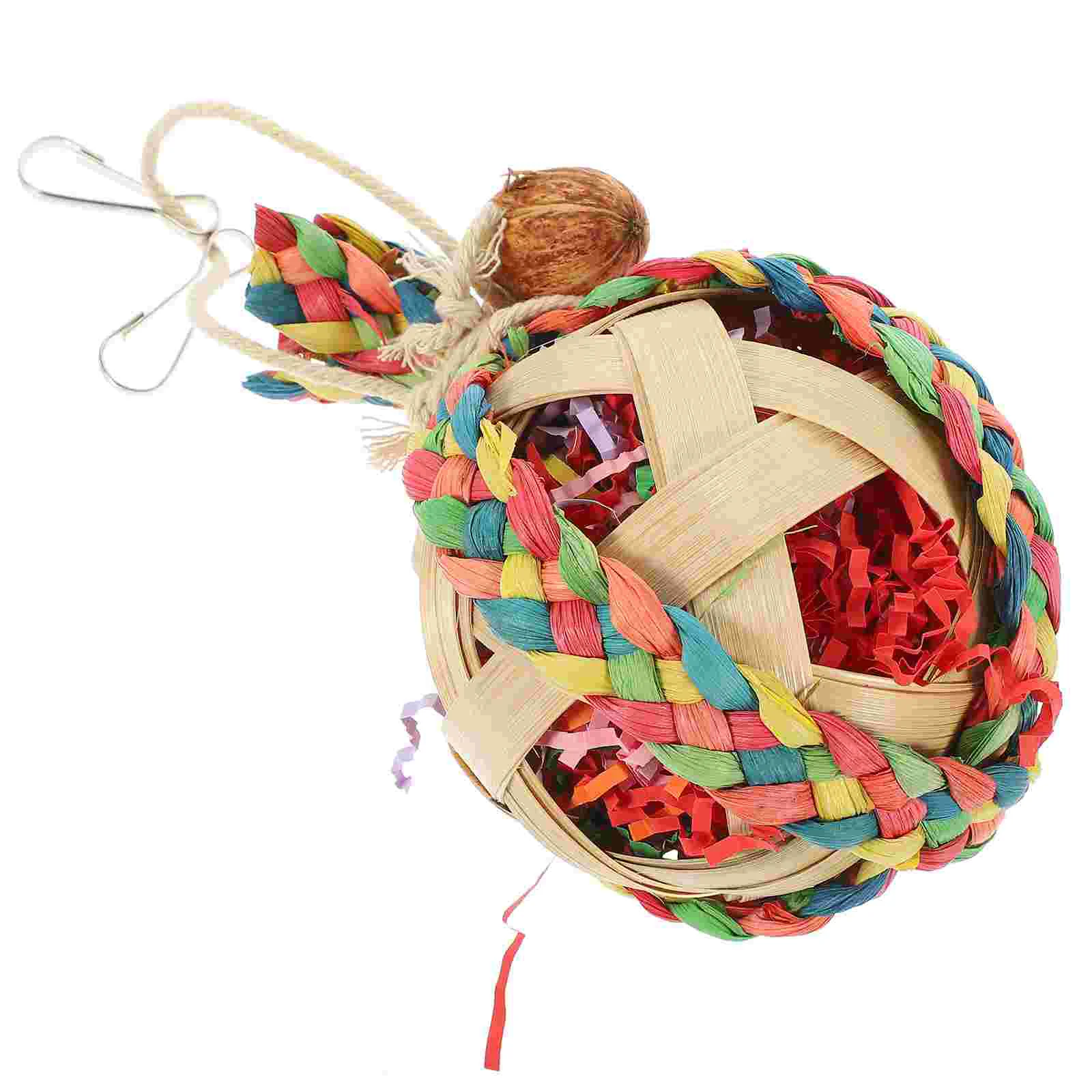 

Подвесная игрушка для домашних животных, игрушка для жевания в виде попугая, подвесная игрушка, игрушка в виде попугая, аксессуар для птичьей клетки