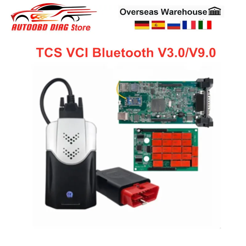 Новинка 2020 23 с Keygen Multidiag PRO TCS VCI Bluetooth двойная печатная плата V3.0 реальный 9241 чип OBD2