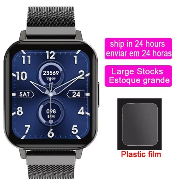 

NEW Smart Watch Men 420*485 IP68 ECG 1.78 Inch Big Screen Waterproof Multi-Sports Blood Pressure Oxygen Wrist SmartWatch PK L13