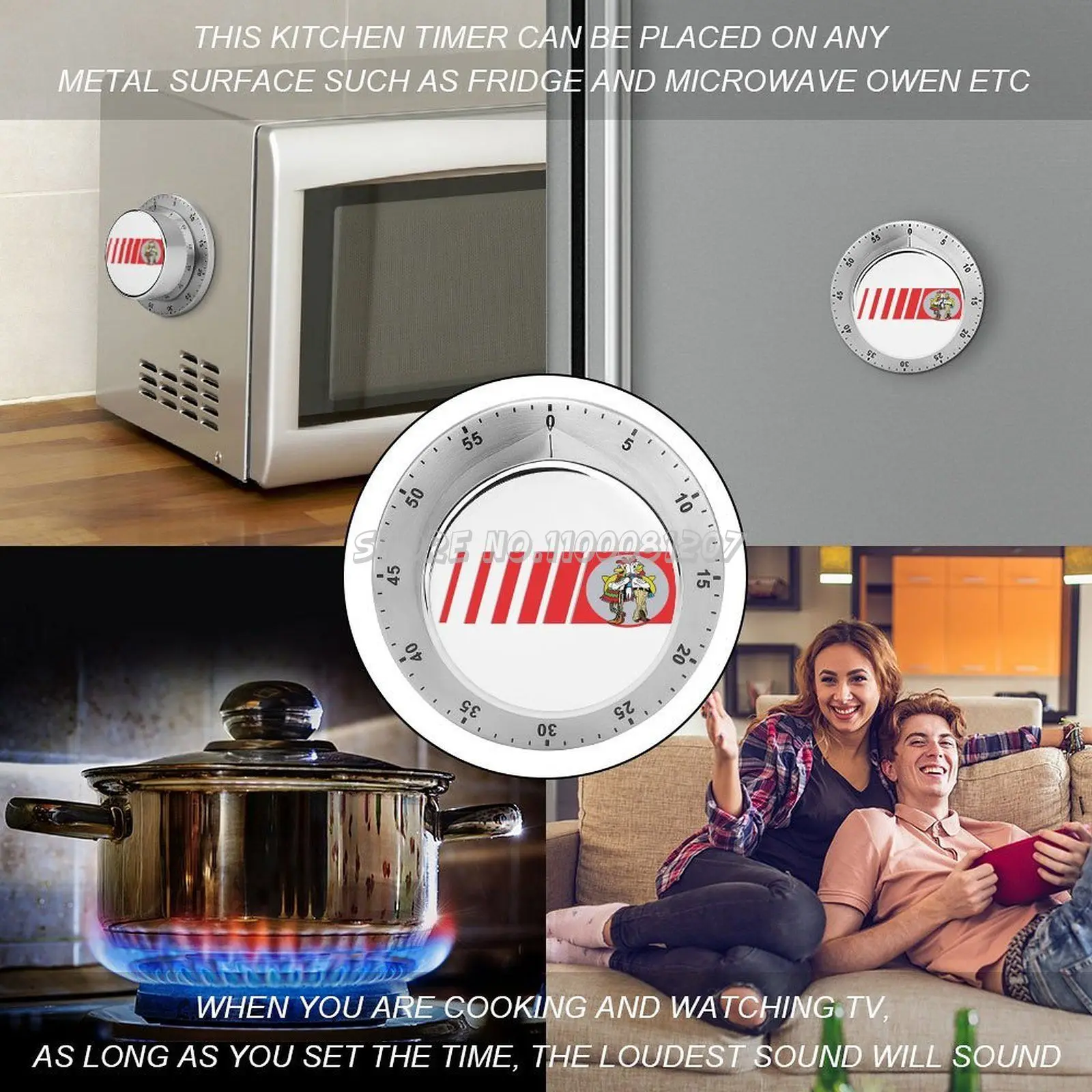 Breaking Bad Better Call Saul Gustavo Gus Fring Timer Stainless Steel Kitchen for Cooking Baking Gym Working Break |