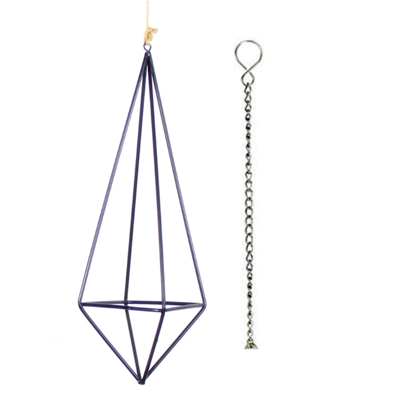 2022 New Hanging Air Plant Holder Geometric Planter Metal Airplant Rack  Hanger
