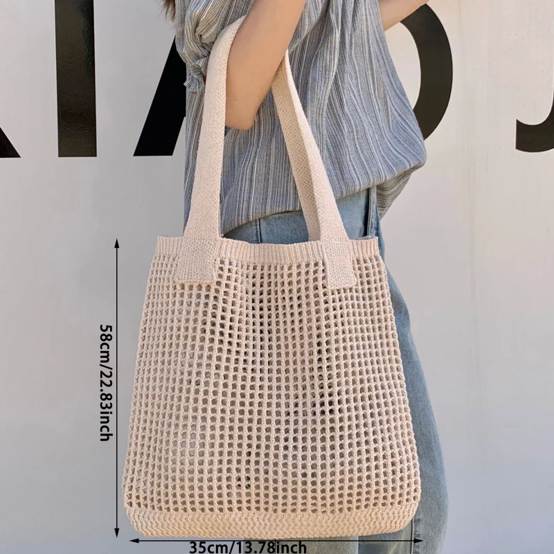 Женская пляжная сумка-тоут Легкий Повседневный тканевый тоут на плечо для