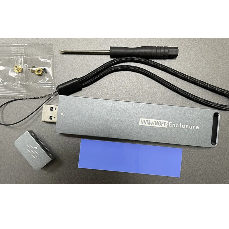Двойной протокол M.2 SATA NVME USB адаптер чехол SSD M2 NGFF корпус к 3 1 10 Гбит/с коробка