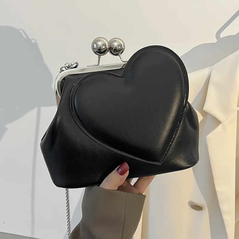 

Clip Bag Women's Bag 2022 High Quality Pu Leather Female Cloud Bag New Fashion Popular Pure Colour Single Shoulder Crossbody Bag