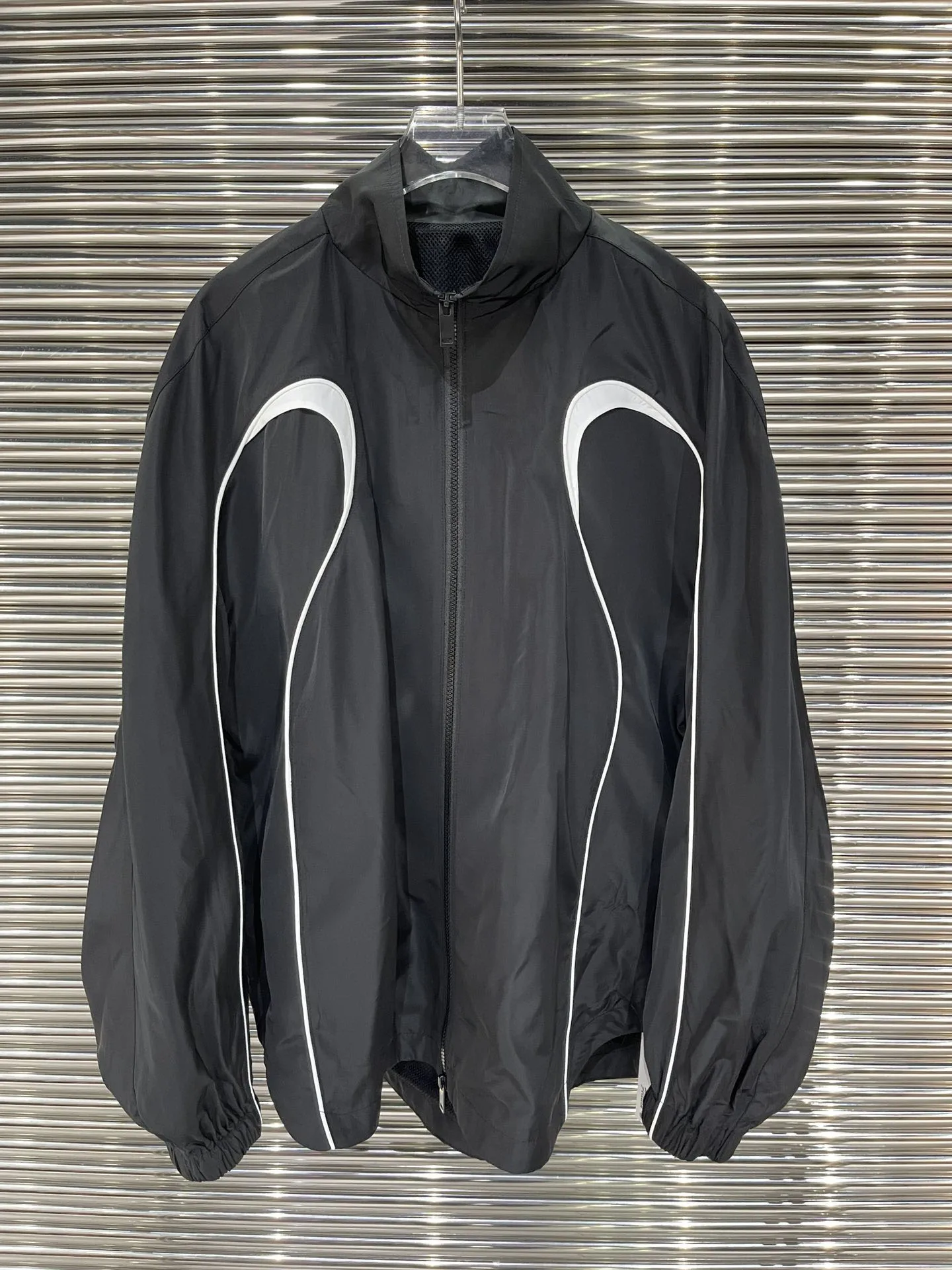 

Coat with loose-fitting placket zipper design casual fashion 2023 autumn new hot 0312