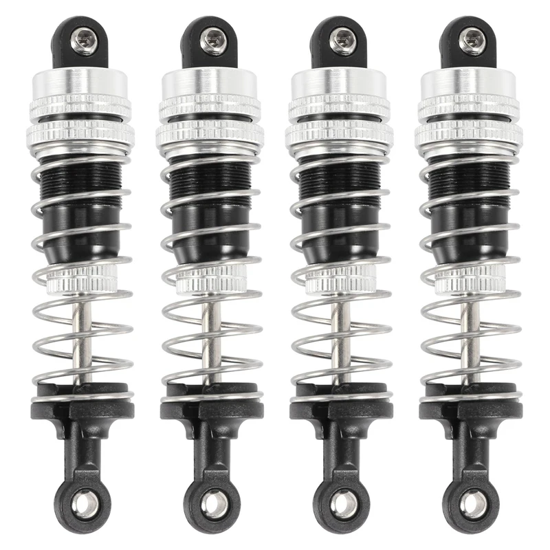 

4 шт. Модернизированный алюминиевый масляный амортизатор заполненный маслом для HBX 16889 M16100A 1/16 Запчасти для радиоуправляемых автомобилей