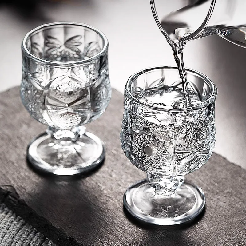 6 шт. x 34 мл/45 мл без свинца Европейский дизайн китайские старомодные очки для