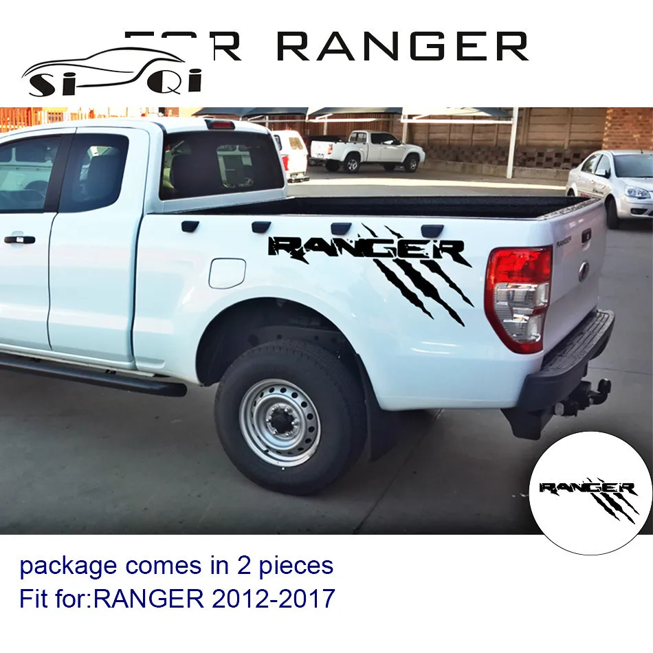 

Car Decals Paw Power Scratch Protection Vinyl Graphics Car Stickers Fit For Ford Ranger 2012 2013 2014 2015 2016 2017 2018 2019