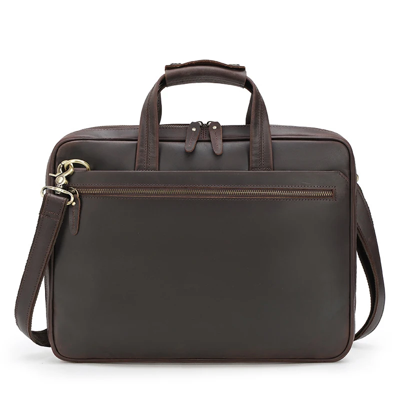 Newsbirds Top Grade Men's Laptop Briefcase Ultrathin Business Bag Handmade Original Designer Men Handbags Luxury Style Male Tote