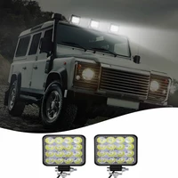 2pcs 48w mini offroad led bar 12v 24v square led work light for car truck boat atv 4x4 tractor 48w 16led spotlight led light bar