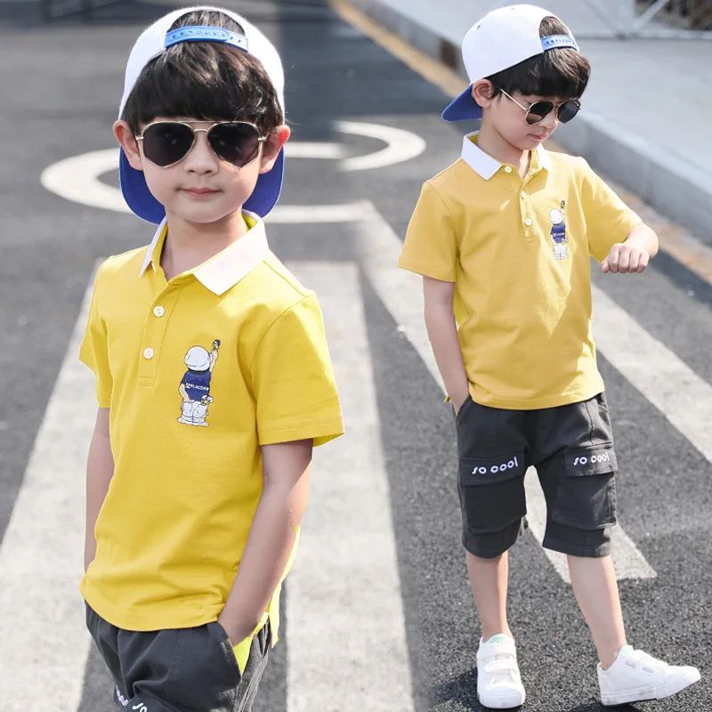 Футболка и шорты для мальчиков 4-12 лет с коротким рукавом |