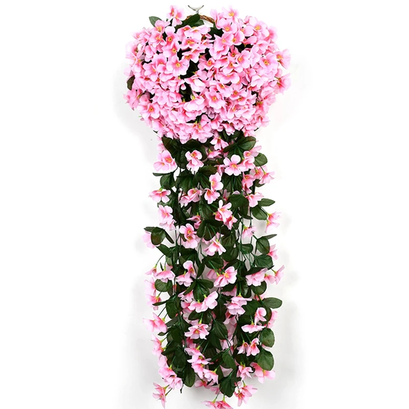 

5 Petals Orchid Simulation Artificial Flowers Fake Flower Wedding Party Decoration Mother Day Garden Wall