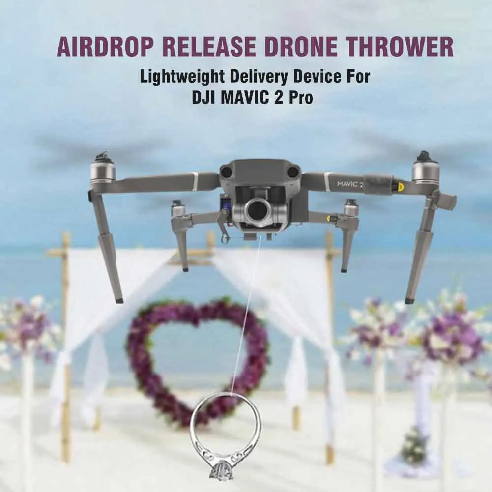 

Gift Wedding Transport Universal Airdrop Release Drone Thrower Bottom Mounting Professional Delivery Device For DJI MAVIC 2 Pro