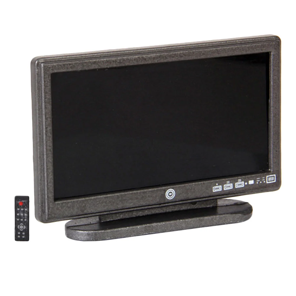 

Miniature Micro Child Flatscreen Dollhouse Accessories Furniture Plastic Simulated