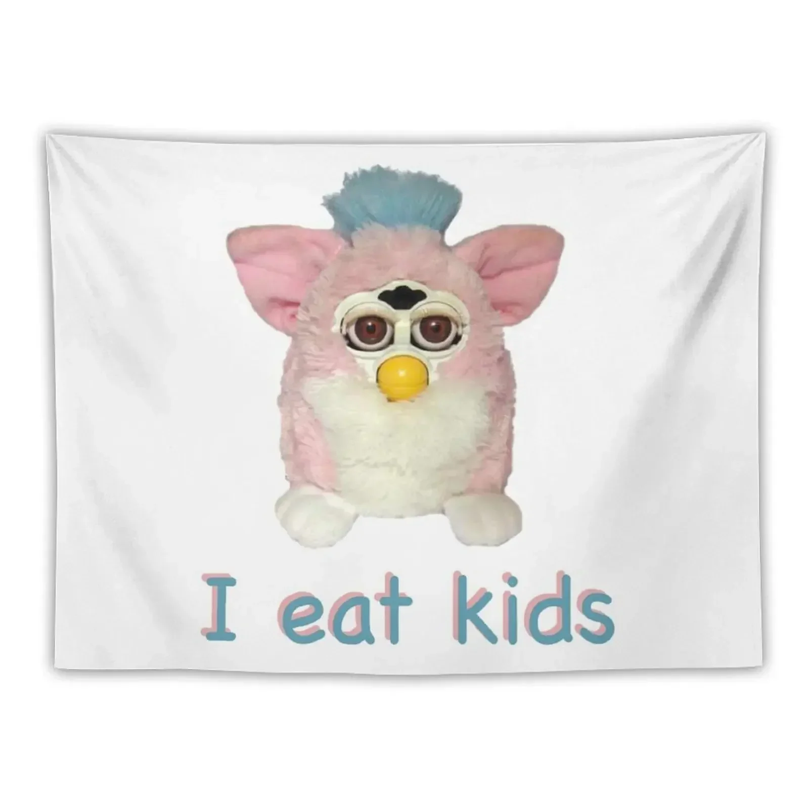 Детский гобелен Furby I eat украшения для спальни Забавный Настенный декор комнатный