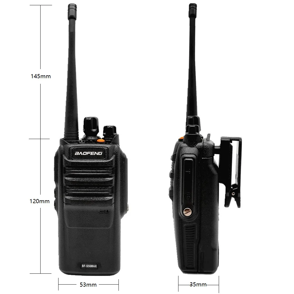 Walkie Talkie Long Range 10W Baofeng S-56 Waterproof Ham Radio Station Scanner Radio Amateur hf FM Transceiver UHF 400-470MHz enlarge