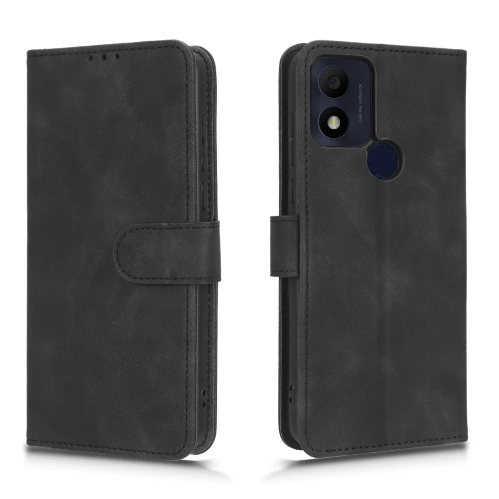 Кожаный Чехол-книжка для TCL 305i 5164D Чехол-кошелек 2024 i TCL305i магнитный Чехол телефона