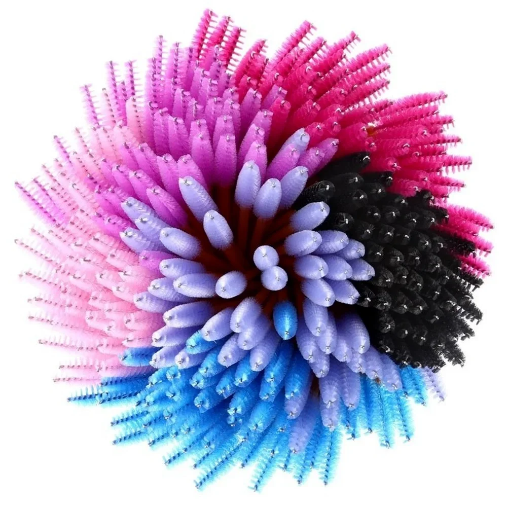 

Disposable Crystal Eyelash Brush Comb 50Pcs Eye Lashes Extension Mascara Wands Make up Professional Beauty Tools