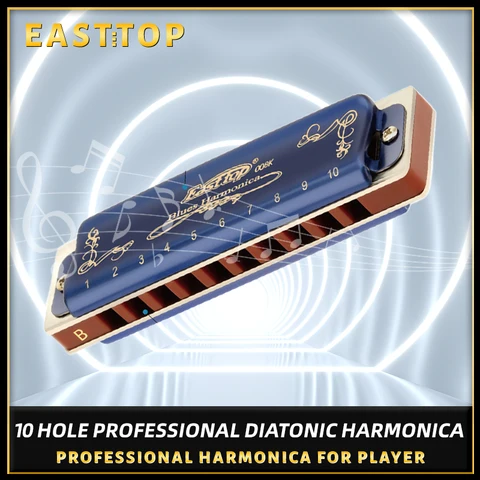 Профессиональная гармоника East top, Diatonic Bluetooth, гармоника для игрока, новичка, подарок на день рождения