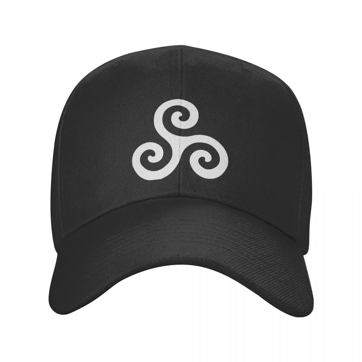 

Индивидуализированная белая кельтская бейсболка Triskelion Celts с символом, Спортивная Женская Мужская Регулируемая Кепка-тракер для осени