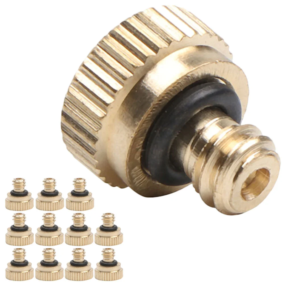 

12 Pcs Metal Hose Garden Supplies Hose Mister Brass Misting Stainless Steel Spray