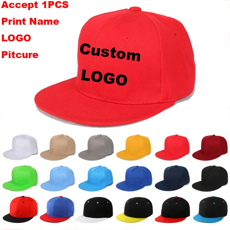 

Custom Print Snapback Cap Fashion Outdoor Sunshade Hat 27 Colors Breathable Hip Hop Fitted Hats For Men Women Casquet