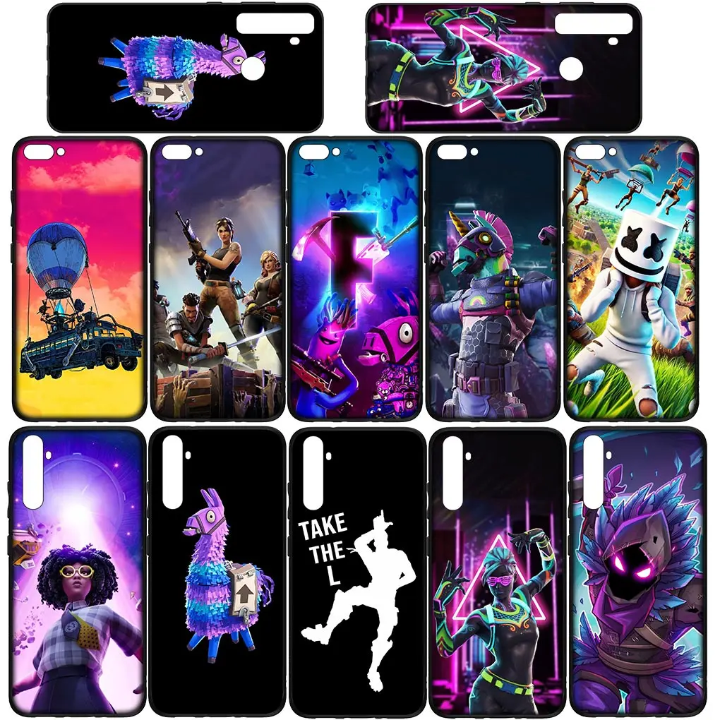 Мягкий чехол для телефона Game F-Fortnites-Wallpaper Samsung Galaxy A10 A20 A22 A30 A31 A32 A50 A51 A52 A53 A72 A33 A71