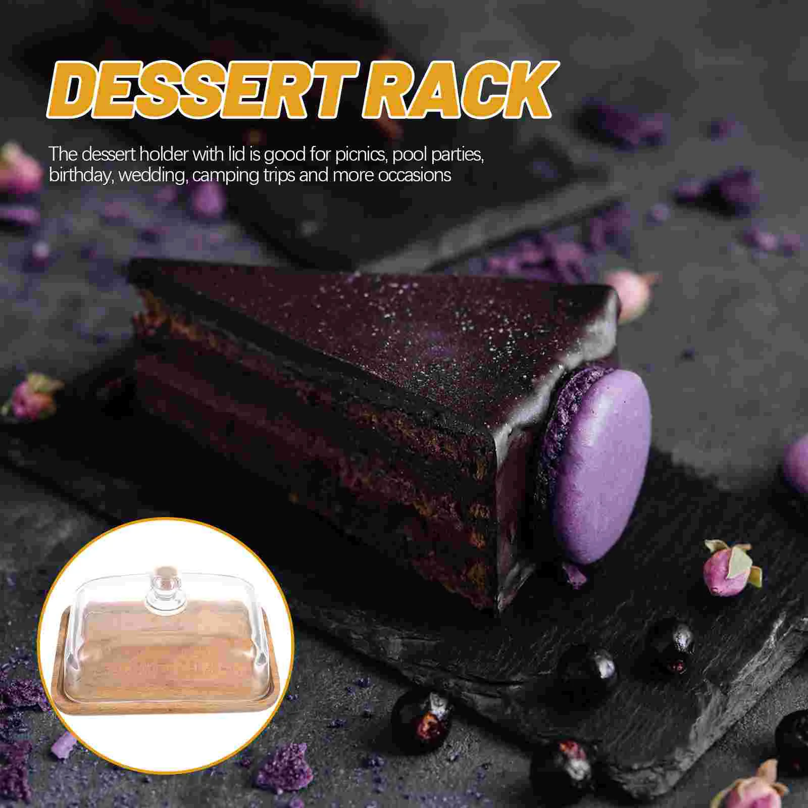 Сервировочное блюдо витрина для торта стойка десерта подставка с купольной