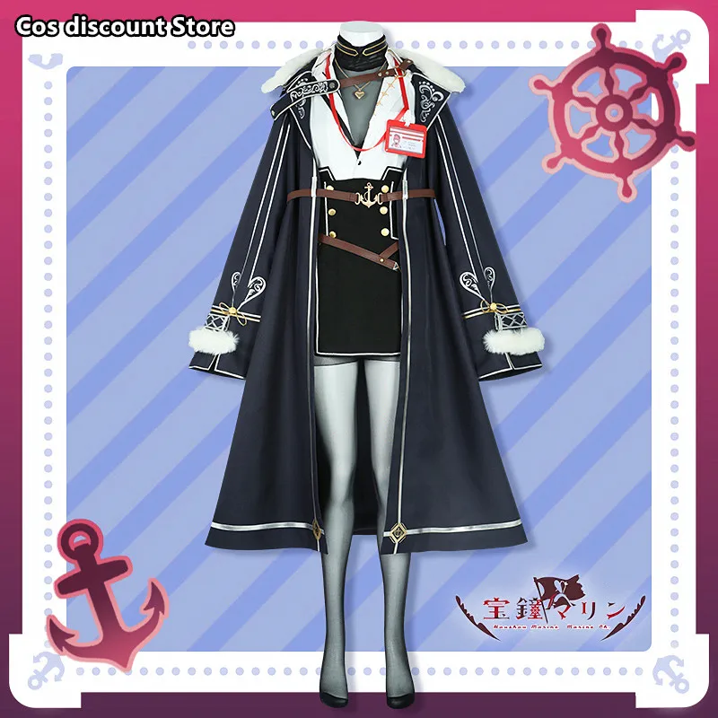 Костюм для косплея Houshou Marine Hololive VTuber Cos униформа костюмы аниме женщин 2023 поддержка