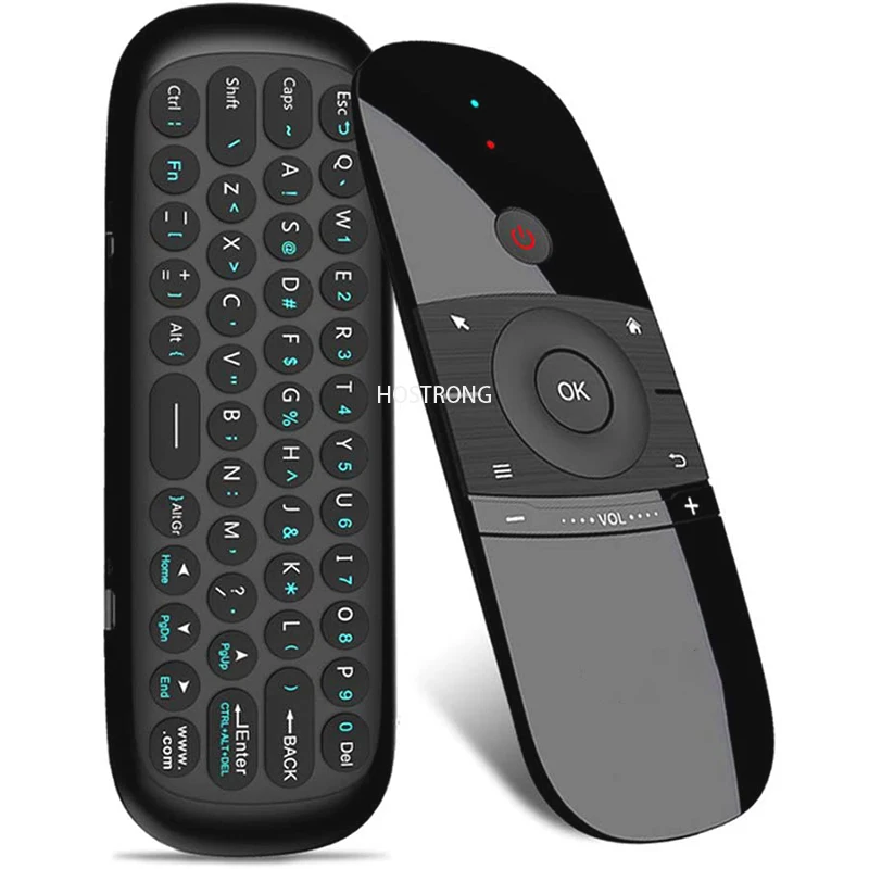 Беспроводная клавиатура Wechip W1 2,4G Air Mouse, английская версия, дистанционное управление, 6-осевой USB-приемник с датчиком движения