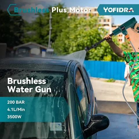 YOFIDRA 200 бар бесщеточная электрическая мойка высокого давления 6 в 1