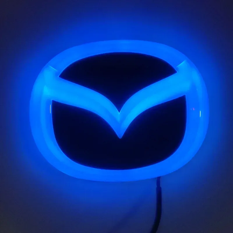 

Автомобильный 4D светодиодный задний значок, наклейки для Mazda Logo 2 3 6 RX8 RX7 CX7 8 CX5 MX5 323, эмблема, украшение, автоаксессуары