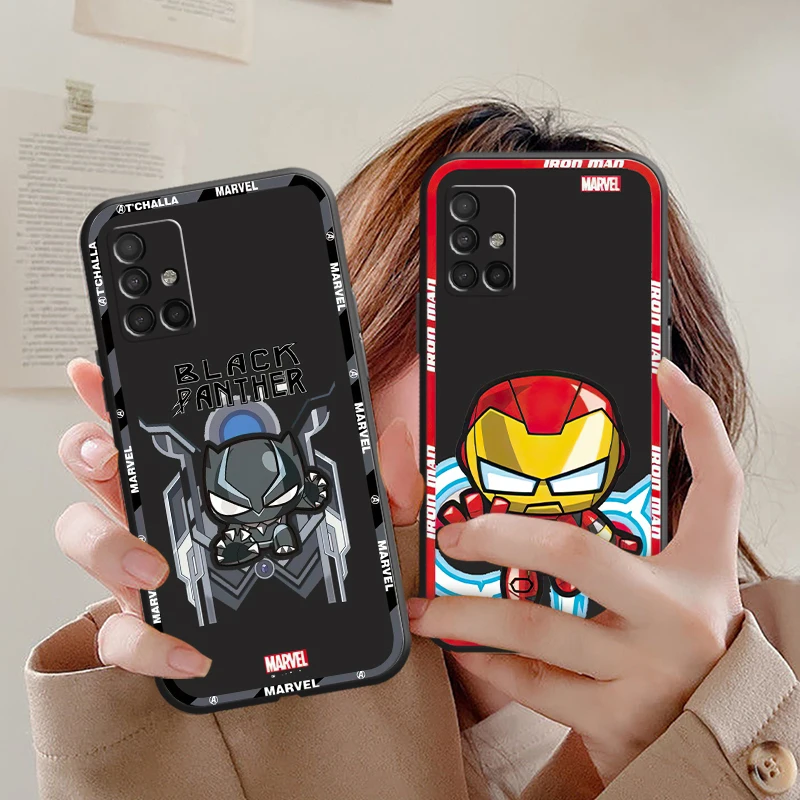 

Marvel Comics Phone Cases For Samsung S20 FE S20 S8 Plus S9 Plus S10 S10E S10 Lite M11 M12 S21 Ultra ShockProof Carcasa