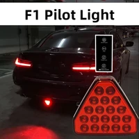 19led f1 style brake lights car triangle rear third brake lights pilot warning stop safety lamp remote control for jdm bba