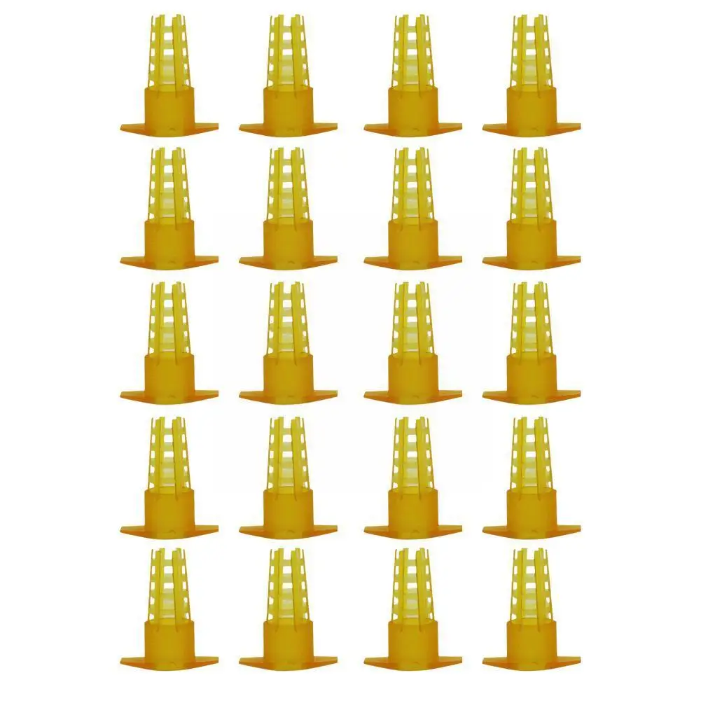 

20pcs Plastic Bee Queen Cage Protective Cover Cell Equipments Beekeeper Beekeeping Protector Bee Tools Products Cages C0R0