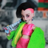 New Design Yomi BJD Doll 1/6 Cool Girls Resin Toys Bright Colorful Fullset Gift Fashion Dolls