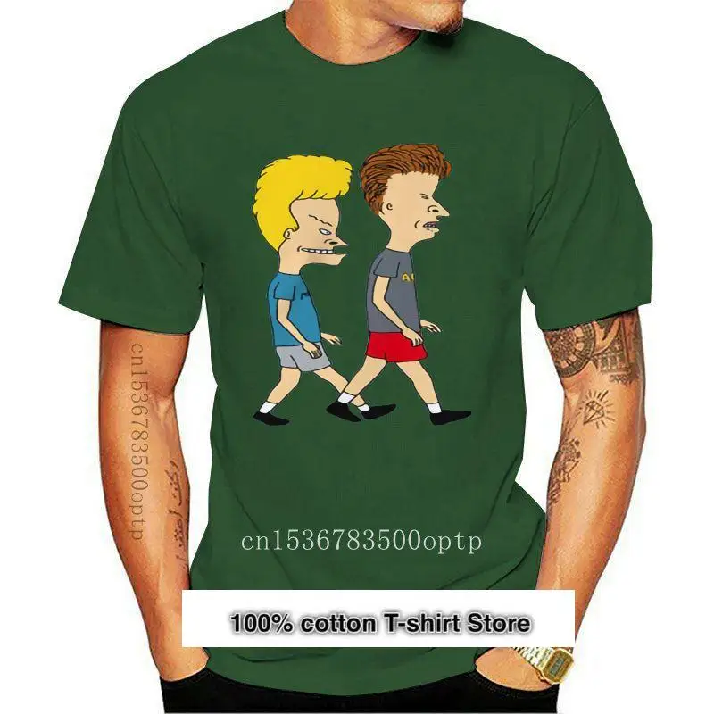 

Camiseta Beavis and ButtHead Hard Rock Party para hombre, camisa negra de talla S a 3XL, camisetas de manga de poliéster, nueva
