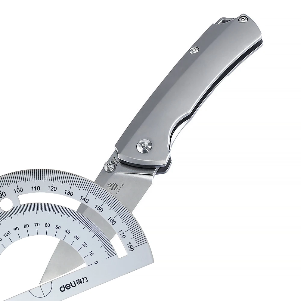 Титановый нож Kizer охотничий T1 Ki3490 лучшие бренды ножи для выживания