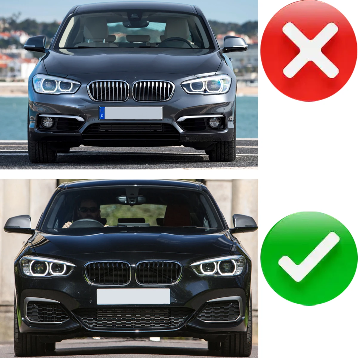 Крепление решетки переднего бампера Magickit 511180703234 для BMW F20 F21 M Sport M135i M140i 114d 116d 118d 120d 125d LCI 2015-2019 (art.: 3920dad6867cf) - 3920dad6867cf