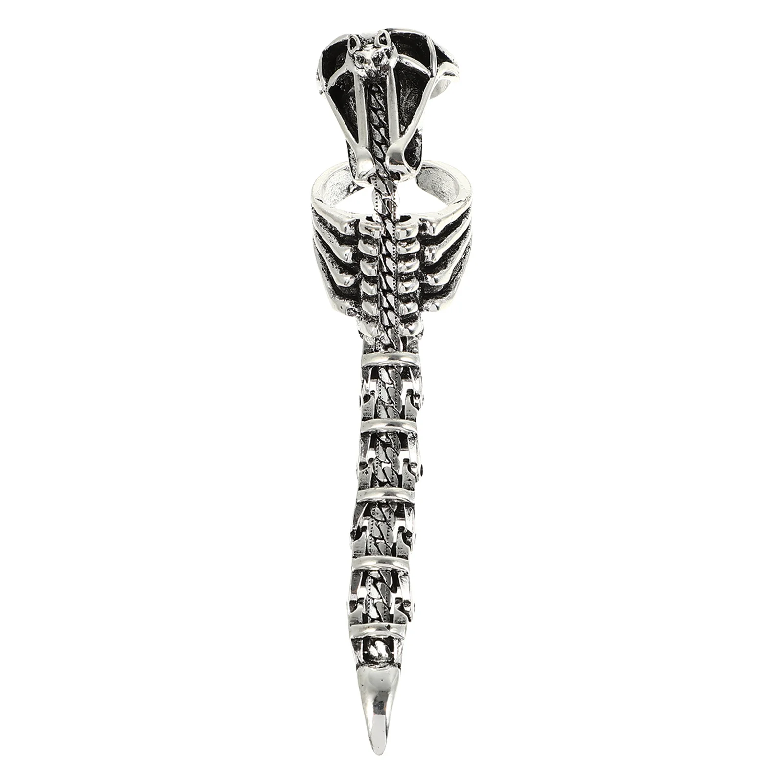 

Ring Finger Knuckle Rings Armor Joint Hinged Clawscorpion Nail Costumepunk Gothic Full Witch Retro Activity Spike Armour Metal
