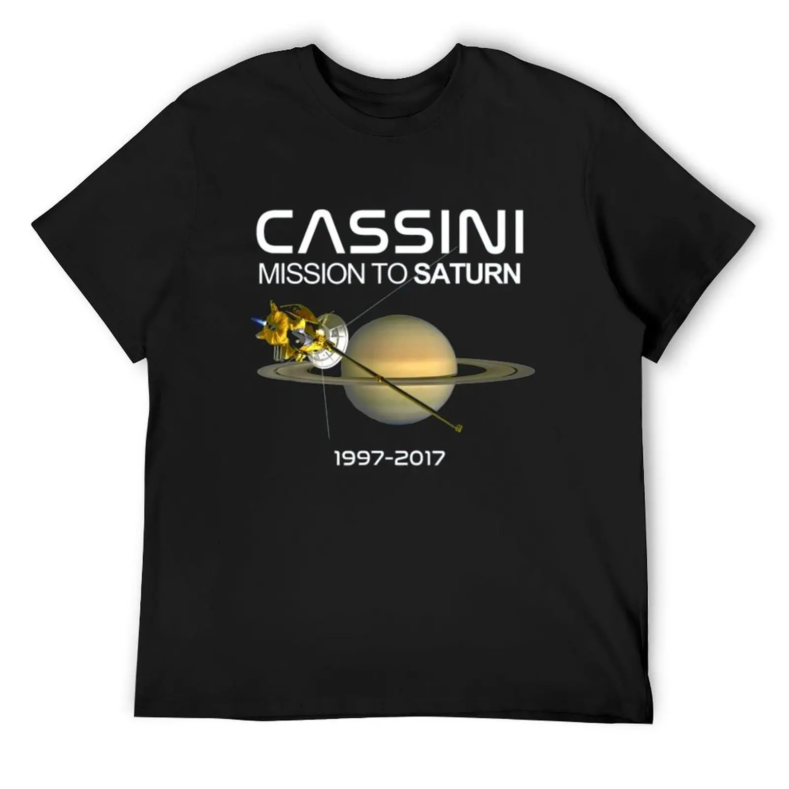 Футболка Cassini Mission to Saturn Space с графикой кавайная одежда для мужчин