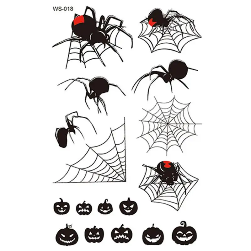 Реалистичные ужасные татуировки на Хэллоуин раны водостойкая татуировка