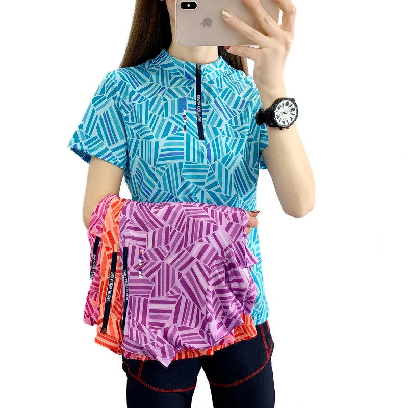 Women's Summer Running T-Shirt Activewear Short Sleeve Workout Shirt Training Clothing Quick Dry Sports Top