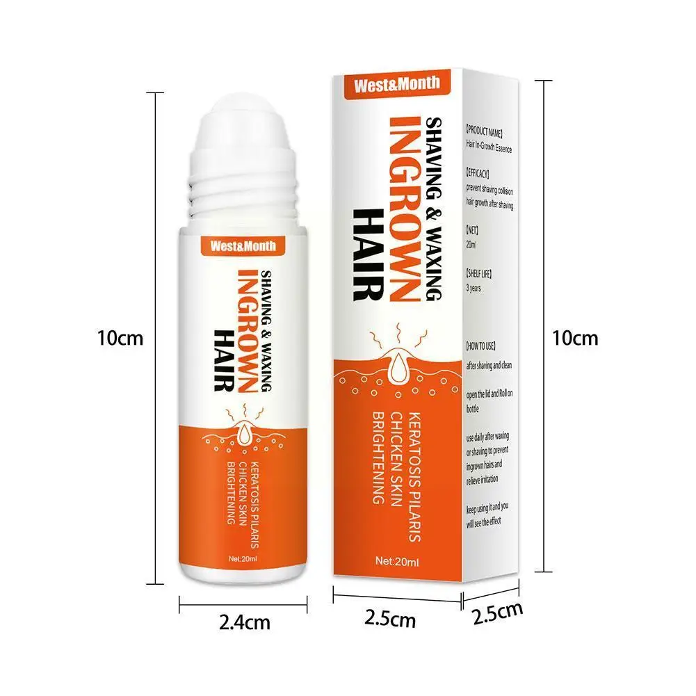 20ml Ingrown Hair Cream Bump Removal Stopper Treatment Serum Redness Prevent Waxing Repairing After Shaving Reduce Skin E8Q9 - купить по