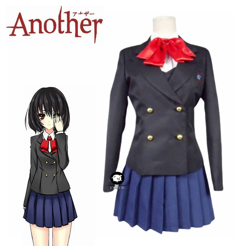 

Another Misaki Mei Akazawa Izumi costume anime cosplay women girls school JK Uniform skirt costume Halloween Long Sleeve